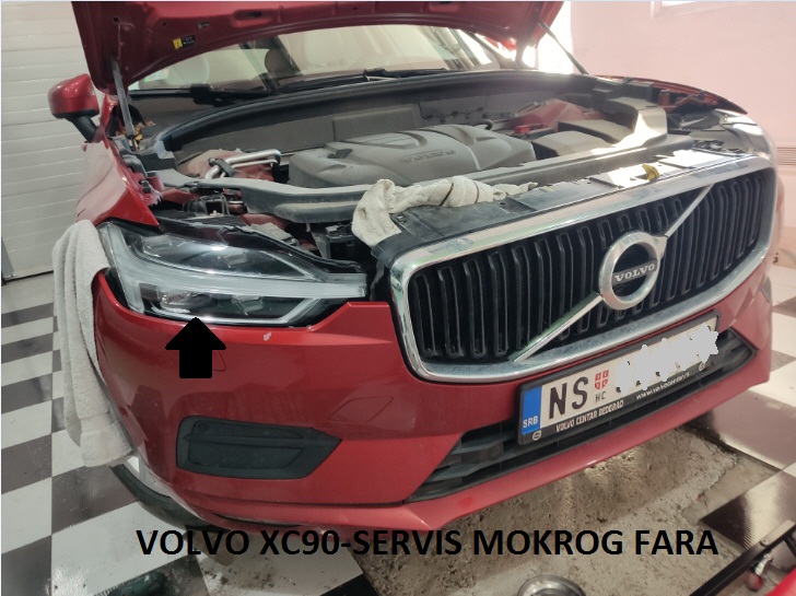 volvo xc90 2017 2018 2019 2020 led far mokar kondenz reparacija farova novi sad ns tuning